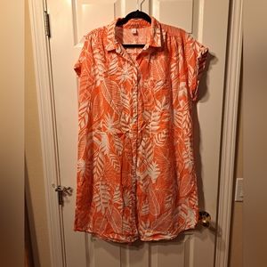 Old Navy Linen Blend shirtdress